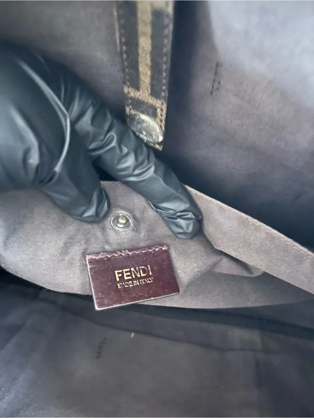 FENDI ZUcca unisex Messenger bag